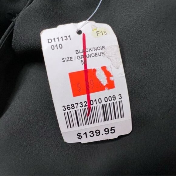 Le Chateau Black Skater Dress Size Medium Feminine Sheer Balletcore Romantic - Picture 8 of 9